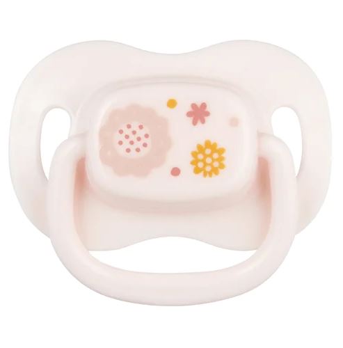 Canpol Babies Dudlík silikonový symetrický 0–6m Newborn Baby – růžový