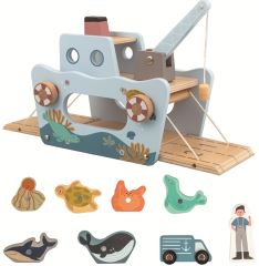 2Kids Toys Magnetická hračka Rybářská loď (2)