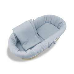 Mušelínová sada do hluboké korby kočárku 4v1 Nature - jeans (1)
