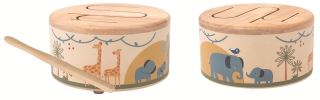 2Kids Toys Dřevěný bubínek Safari (1)