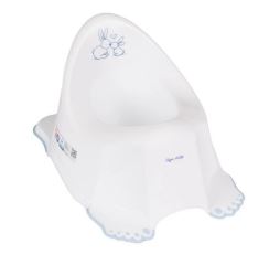 Dětský nočník s melodií protiskluzový ergonomický Králiček, bílý
