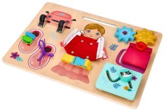 Montesori vzdělávací závěsná, naučná tabule - Anička, Adam Toys (4)
