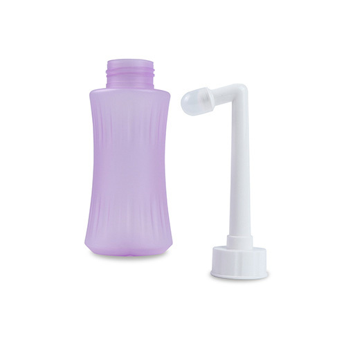Poporodní lahvička na intimní hygienu s tryskou 340 ml, fialová