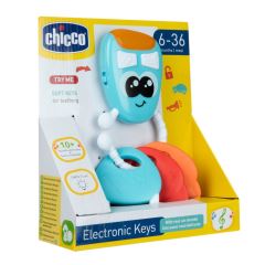 Interaktivní hrající Klíče s kousátky, Chicco - modré (2)