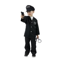 Dětský kostým policista s čepicí - český potisk (S) e-obal (519199)