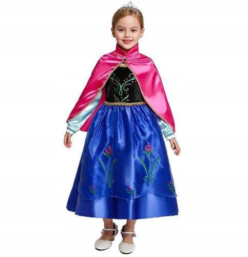 Dětský kostým ANNA Frozen 122-128 L (523712)
