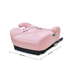 Autosedačka R129 i-Size s ISOFIX – lehká sedačka pro děti 125–150 cm (6–12 let), pink (3)