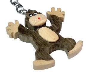 2Kids Toys Dřevěná klíčenka velká Opice stojící (2)