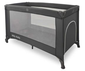 Cestovní postýlka Mirage Milly Mally – ohrádka i lůžko na cesty, dark grey Cestovní postýlka Mirage Milly Mally – ohrádka i lůžko na cesty, dark grey