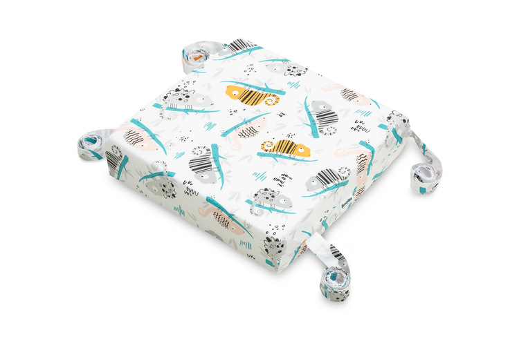 Dětský sedák na židli 32x32x8cm - chameleon