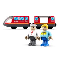 2Kids Toys Elektrický městský vlak červený (2)