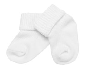 Kojenecké ponožky, Baby Nellys, bílé (1)
