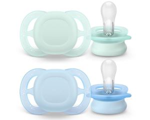 Philips Avent Dudlík Ultra Start 0–2m – 2 ks se sterilizačním pouzdrem, blue Philips Avent Dudlík Ultra Start 0–2m – 2 ks se sterilizačním pouzdrem, blue