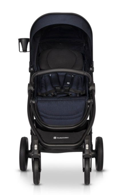 EURO CART Moderní sportovní kočárek Corso 2021 - granát, nosnost až 22 kg