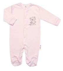 Soupravička do porodnice pro miminko, 5D, Little Teddy,růžová (2)