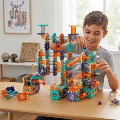 Velká kuličková dráha Fun marble run 334ks (3)