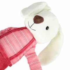 Velký plyšový králík v červených kalhotkách 36 cm (5)