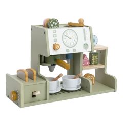 2Kids Toys Dřevěný kávovar s toustovačem (3)