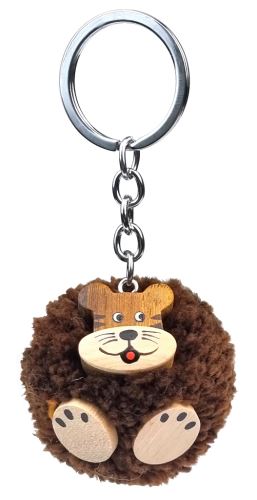 2Kids Toys Dřevěná klíčenka pompon Tygr