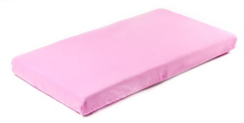 Jerseyové prostěradlo Sensillo Klasik 120×60 cm - růžové (559243)