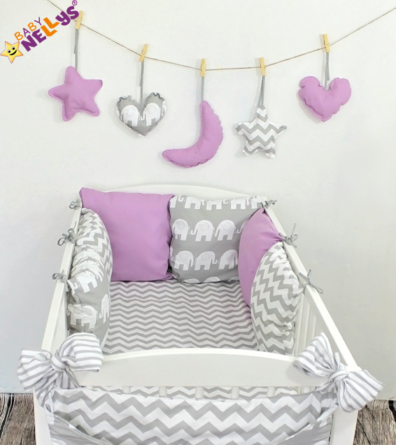 Baby Nellys Mantinel Be Love Lux polštářkový s povlečením vzor č. 17