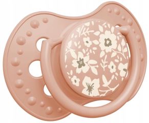 Dynamický dudlík 0–6 m, 2 ks, silikonový, symetrický, nenarušuje sací reflex, Blossom Girl (4)